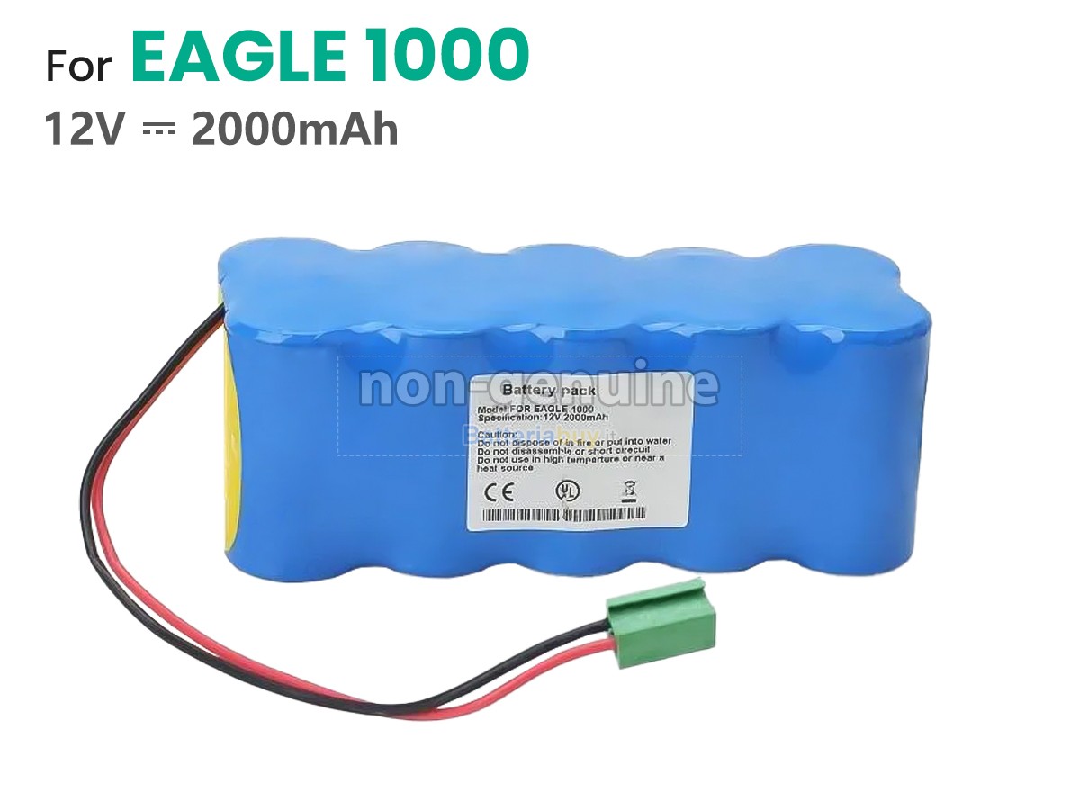 Batteria per GE EAGLE MONITOR 1009