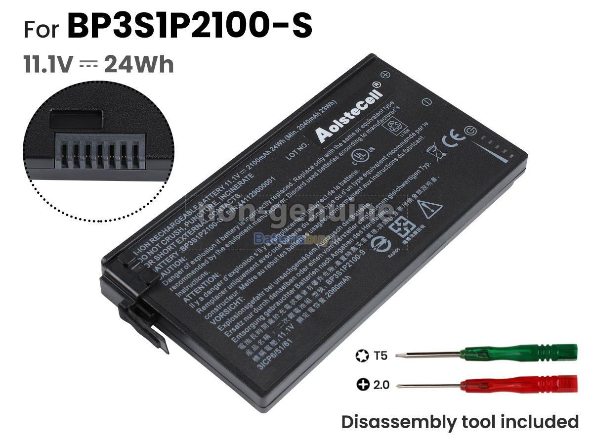 Batteria per Getac V110 RUGGED TABLET