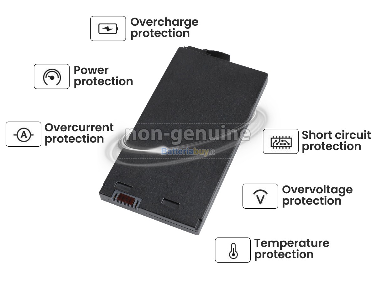Batteria per Getac V110 RUGGED TABLET