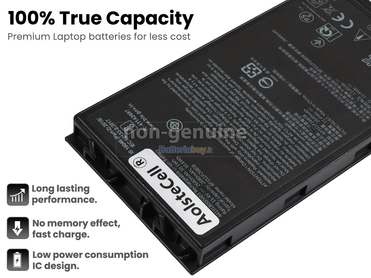 Batteria per Getac GBM3X7