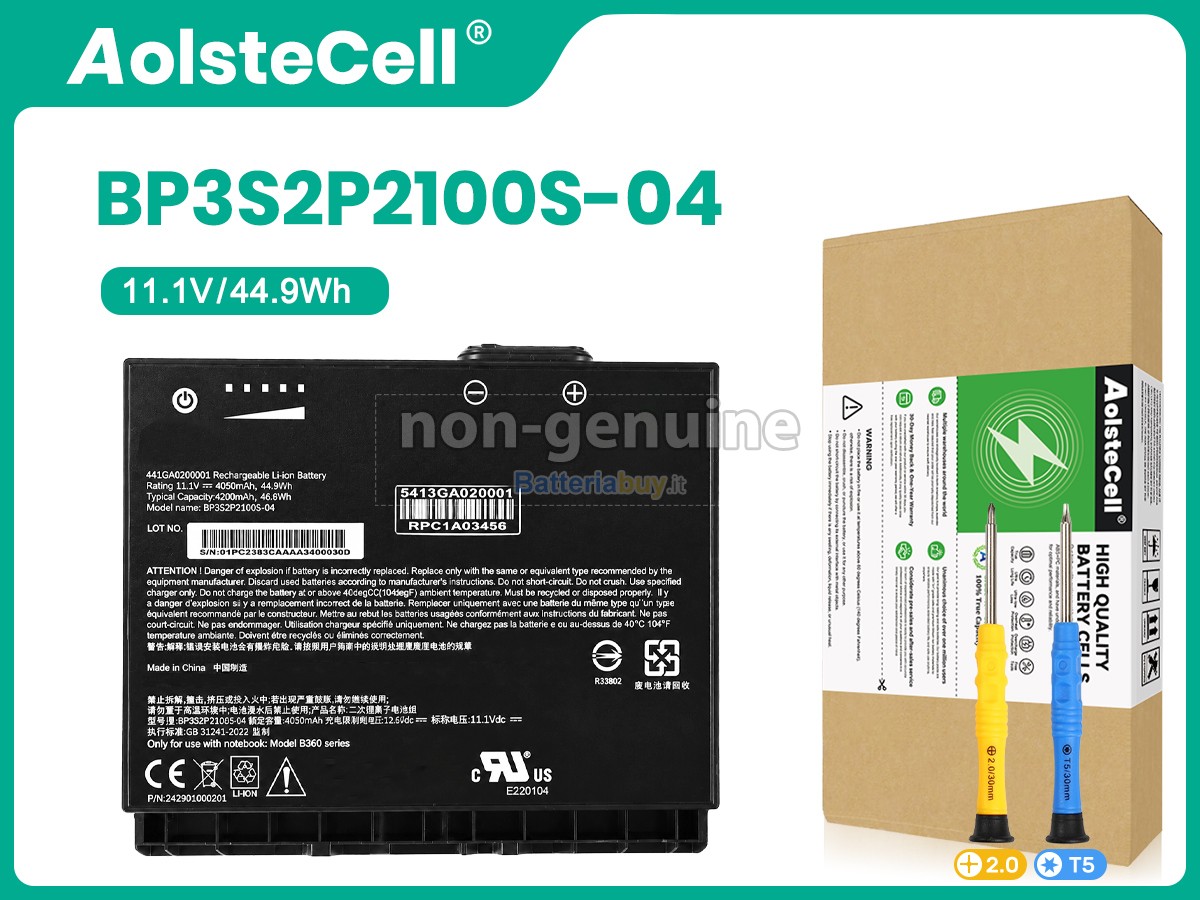 Batteria per Getac B360