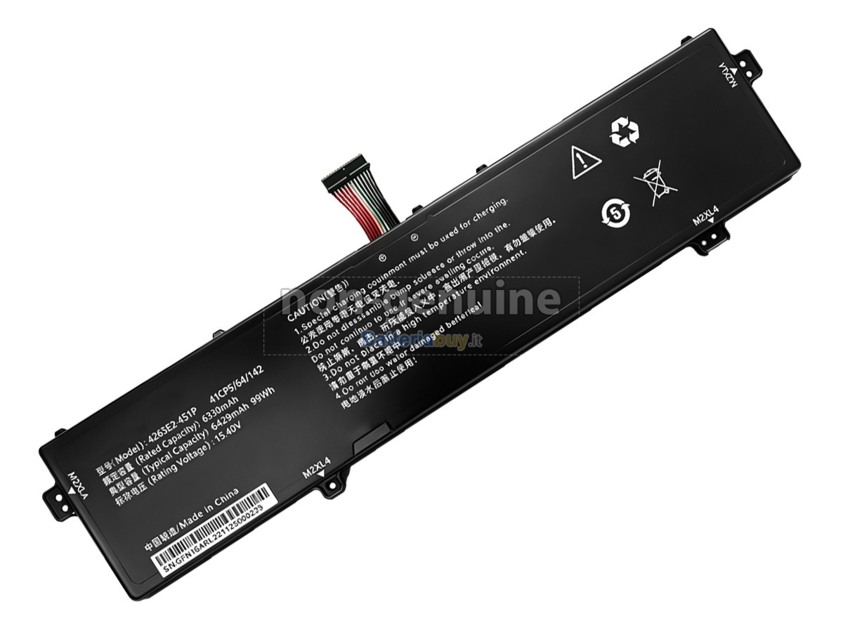 Batteria per Gigabyte AORUS 16 BKF