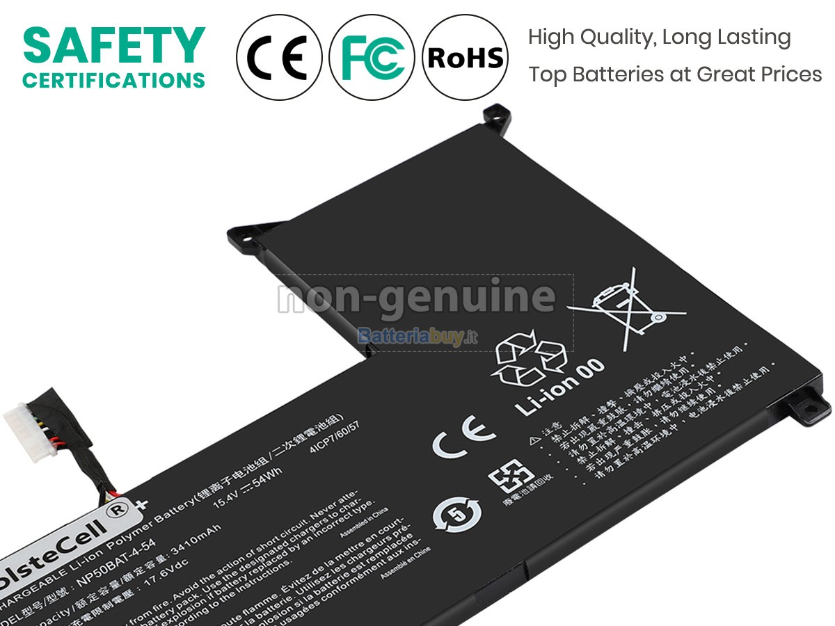 Batteria per Gigabyte NP50BAT-4-54