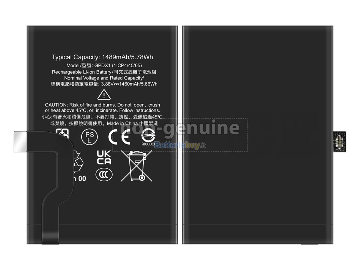 Batteria per Google PIXEL FOLD