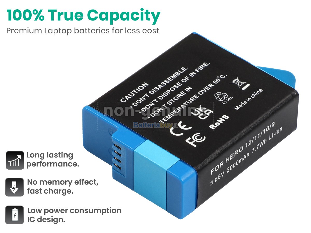 Batteria per GoPro HERO9 BLACK