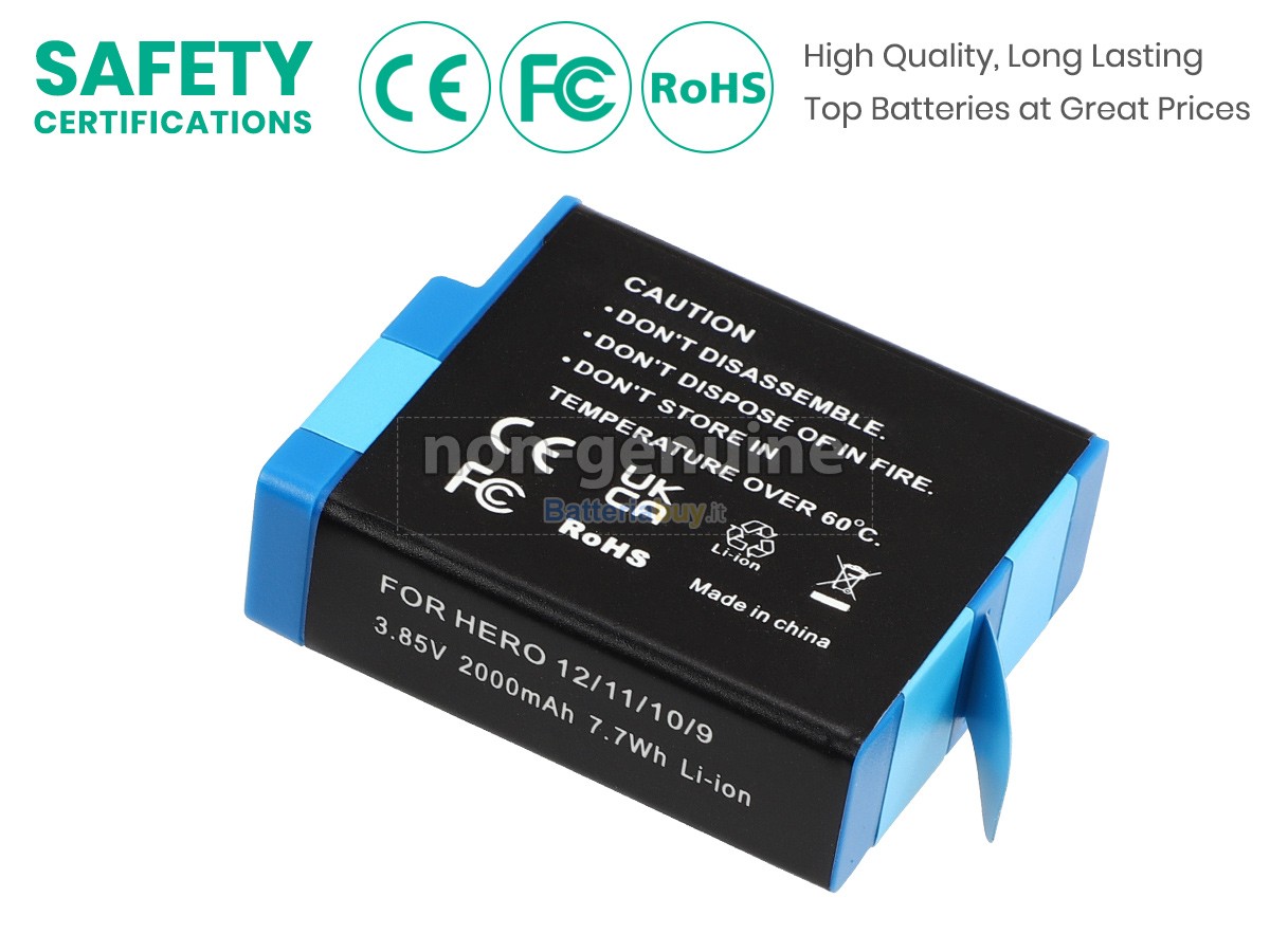 Batteria per GoPro HERO9 BLACK