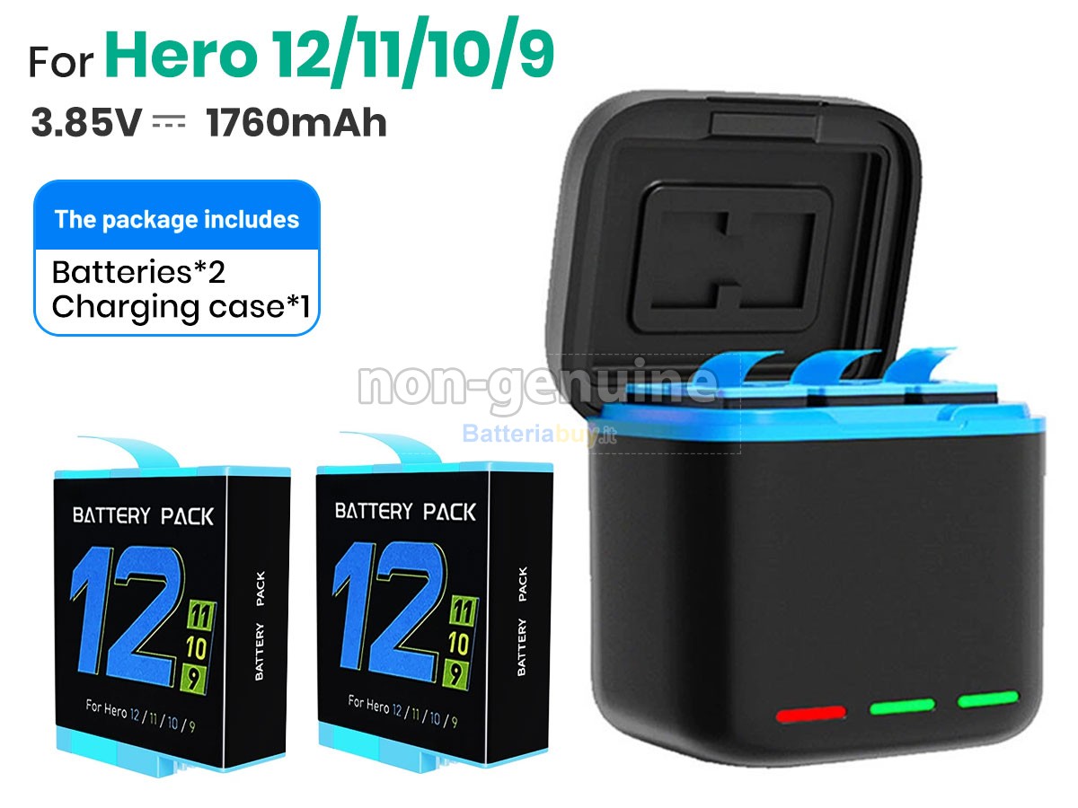 Batteria per GoPro HERO9 BLACK
