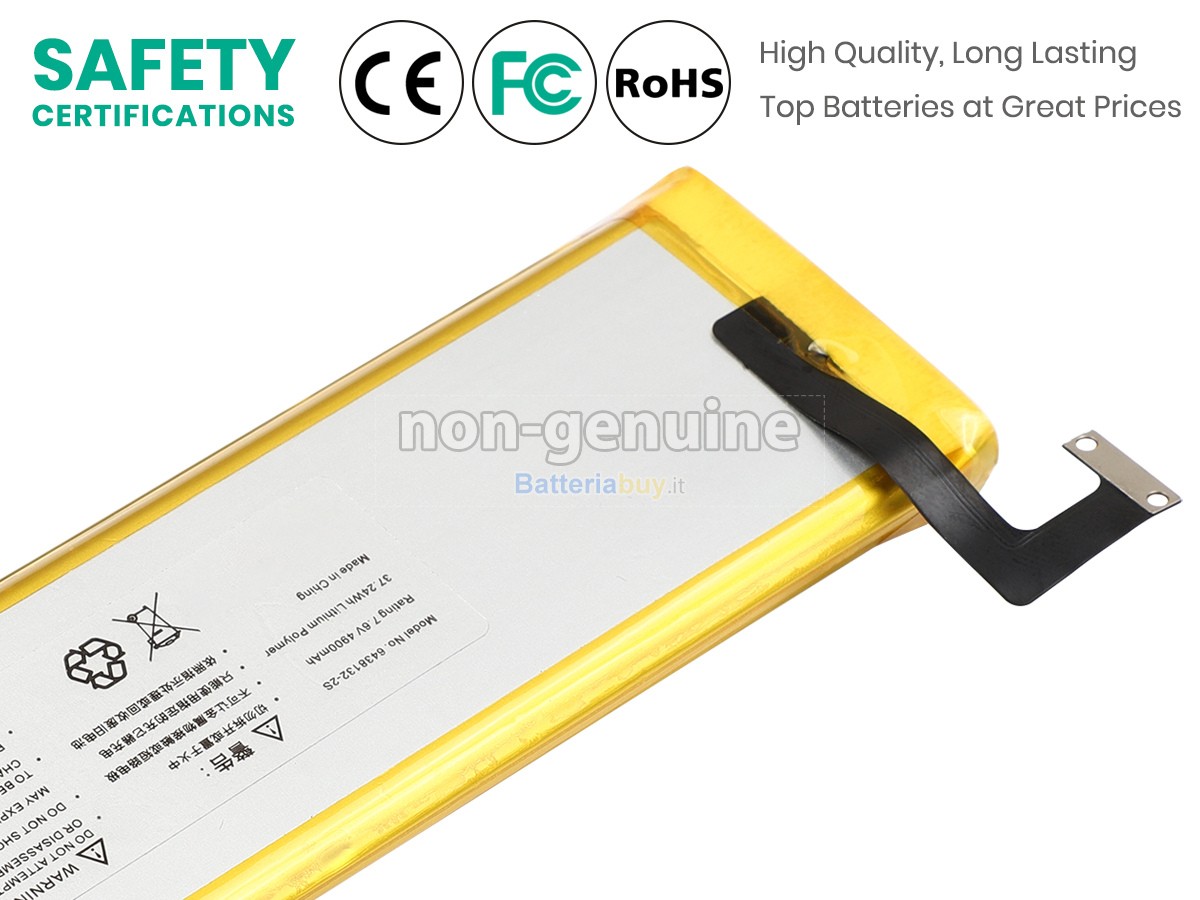 Batteria per GPD 6438132-2S