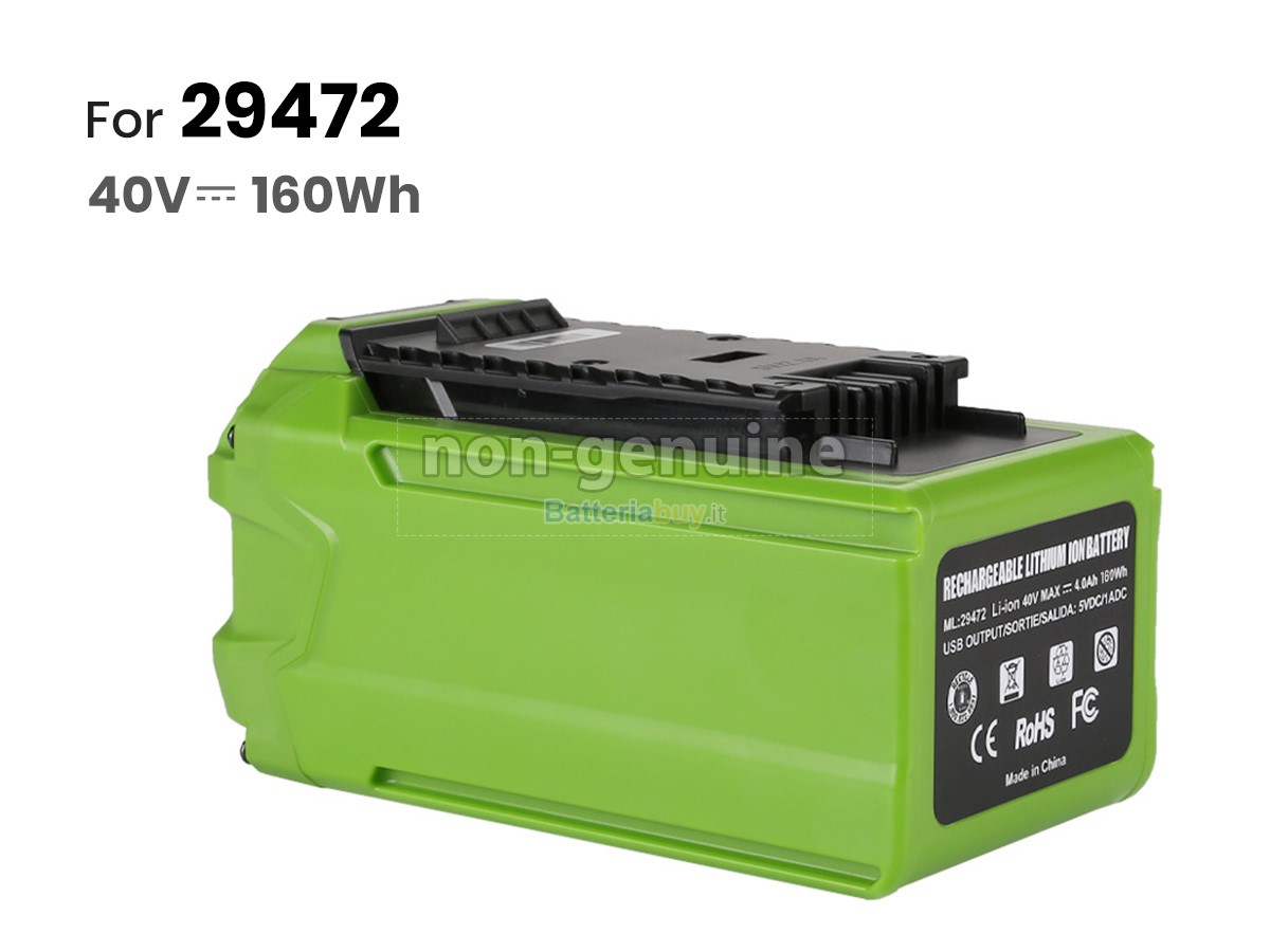 Batteria per Greenworks 29462