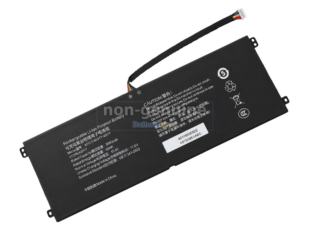 Batteria per Hasee AEC5140117-4S1P