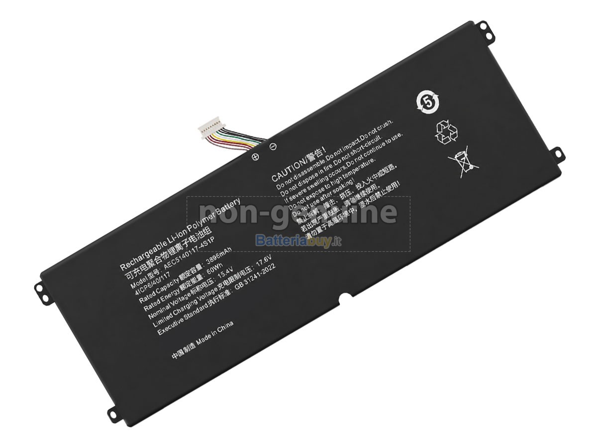 Batteria per Hasee AEC5140117-4S1P
