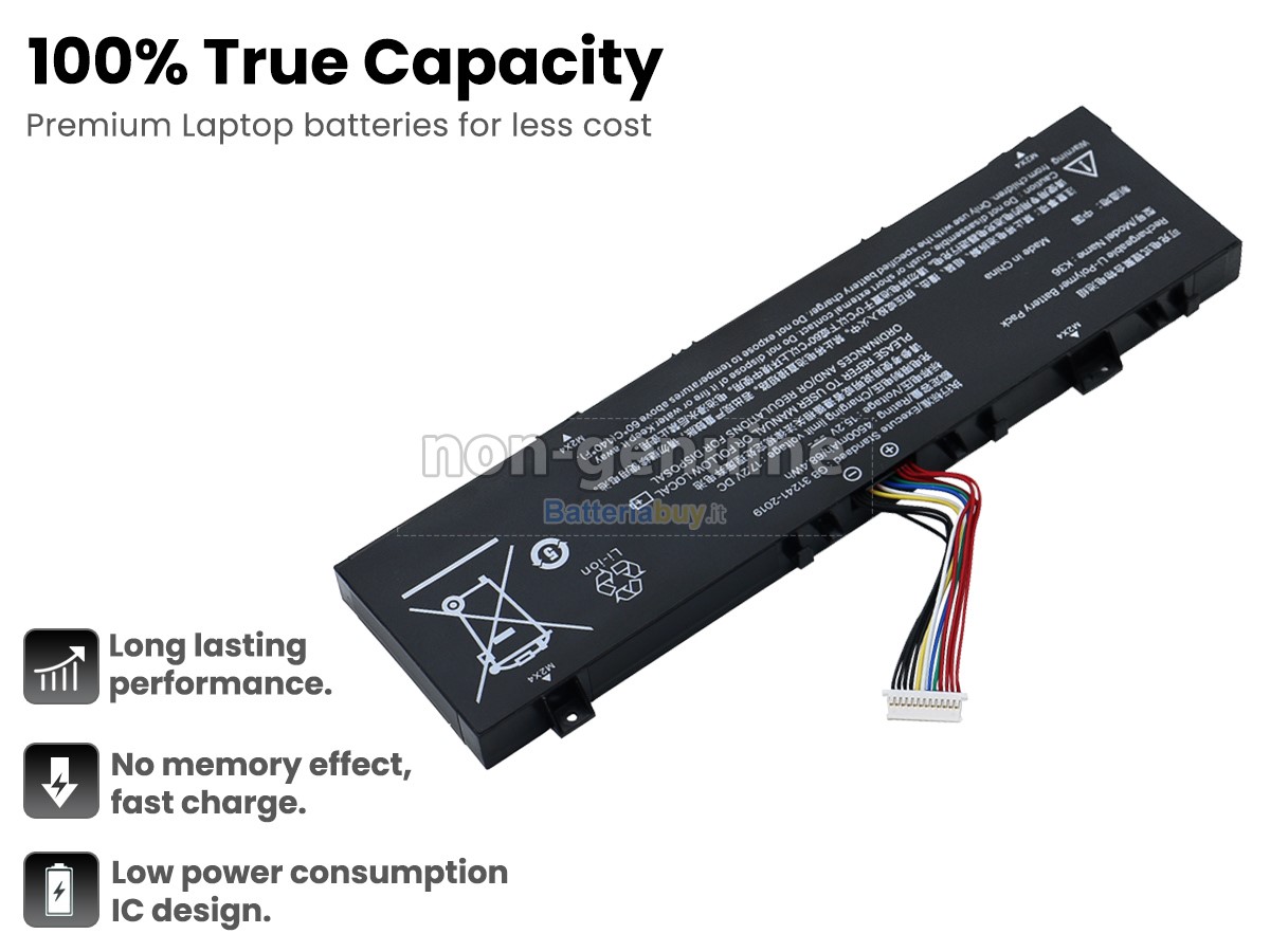 Batteria per Hasee K36P