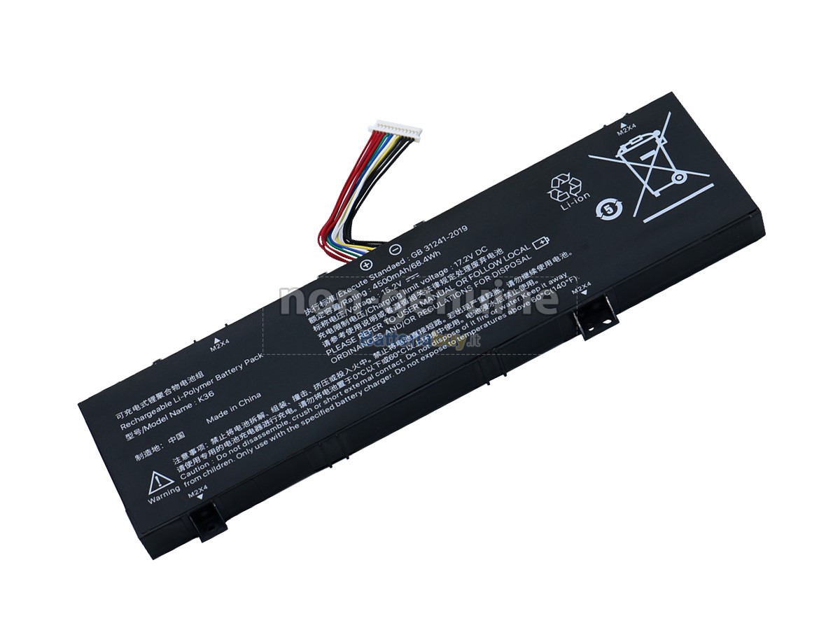 Batteria per Hasee K36P