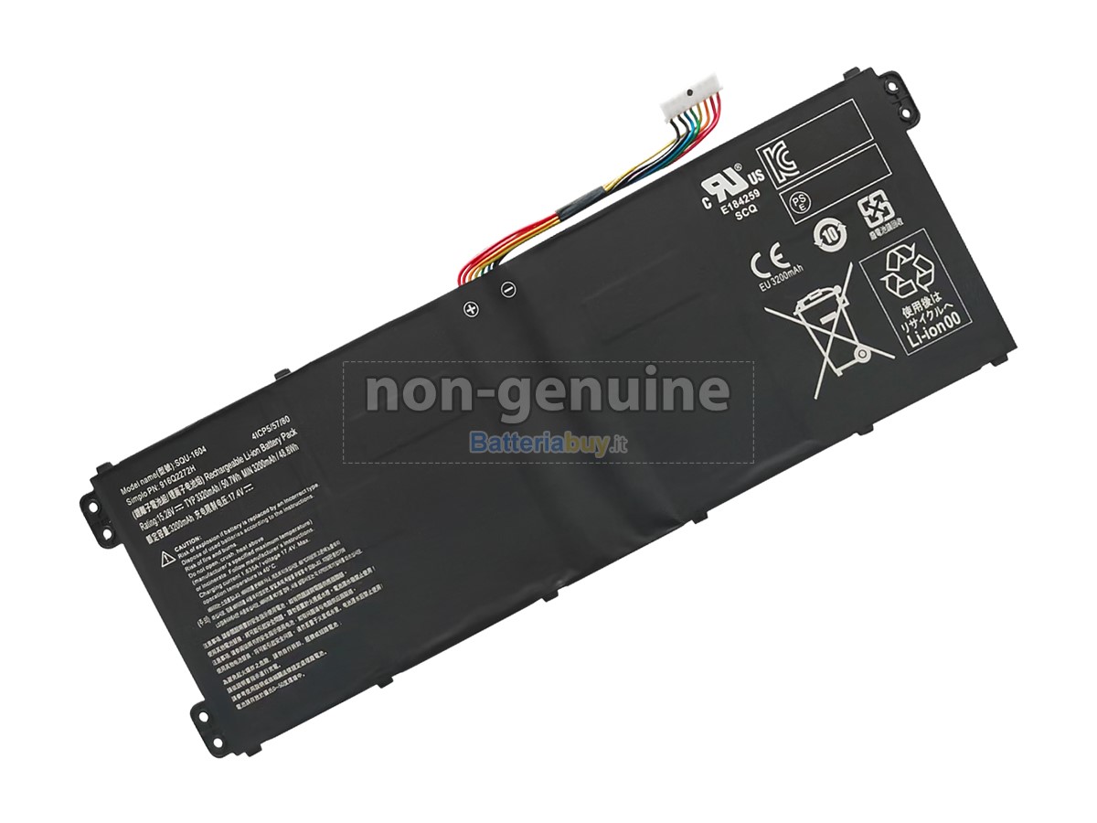 Batteria per Hasee SQU-1604