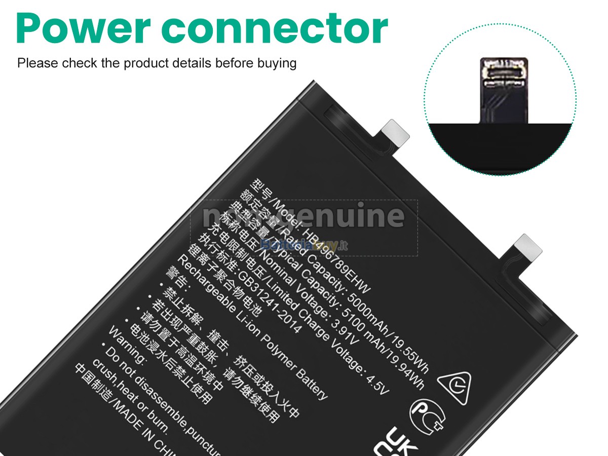 Batteria per Honor HB496789EHW