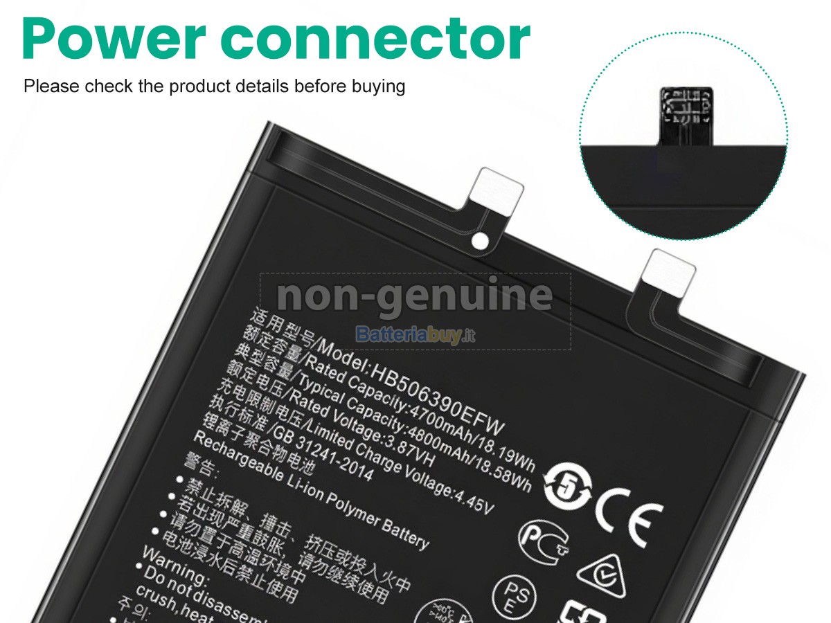 Batteria per Honor 70
