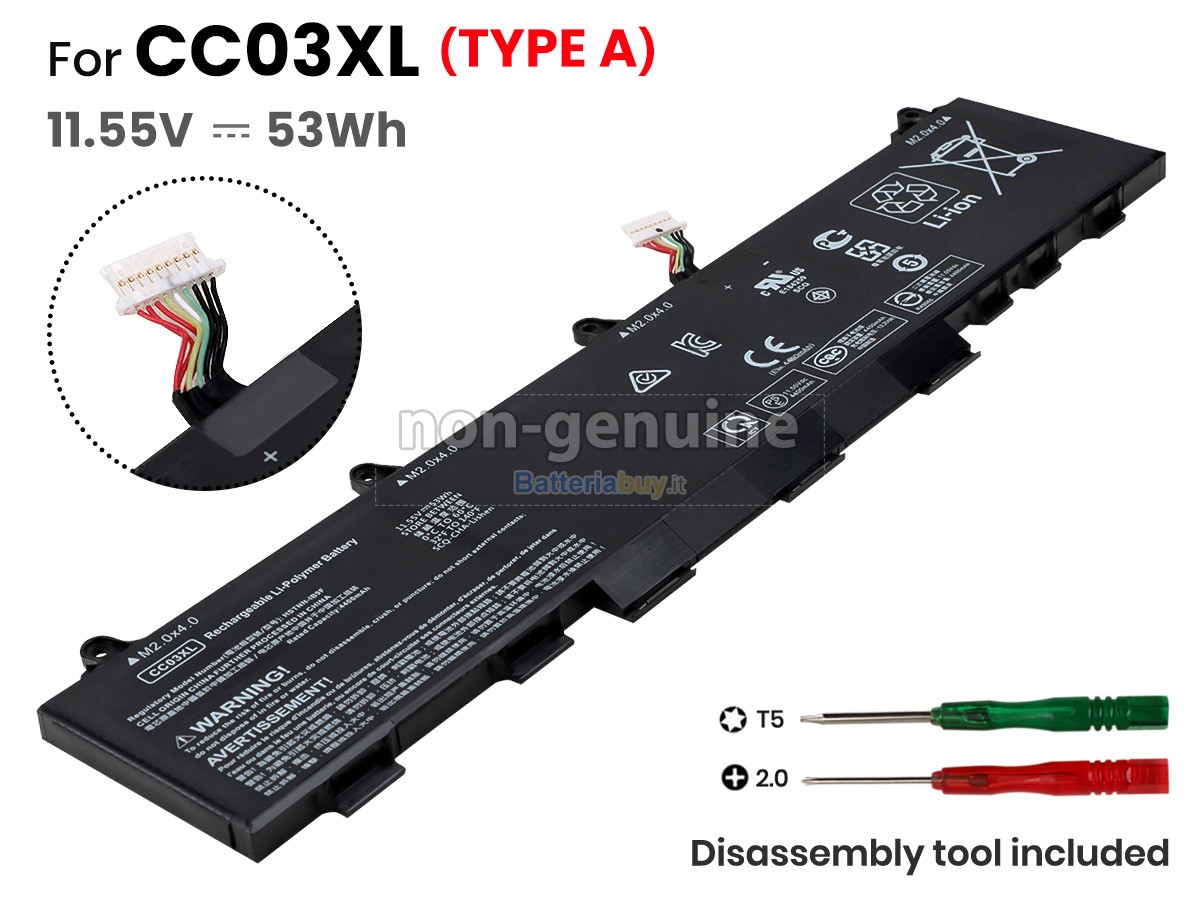 Batteria per HP L77608-1C1