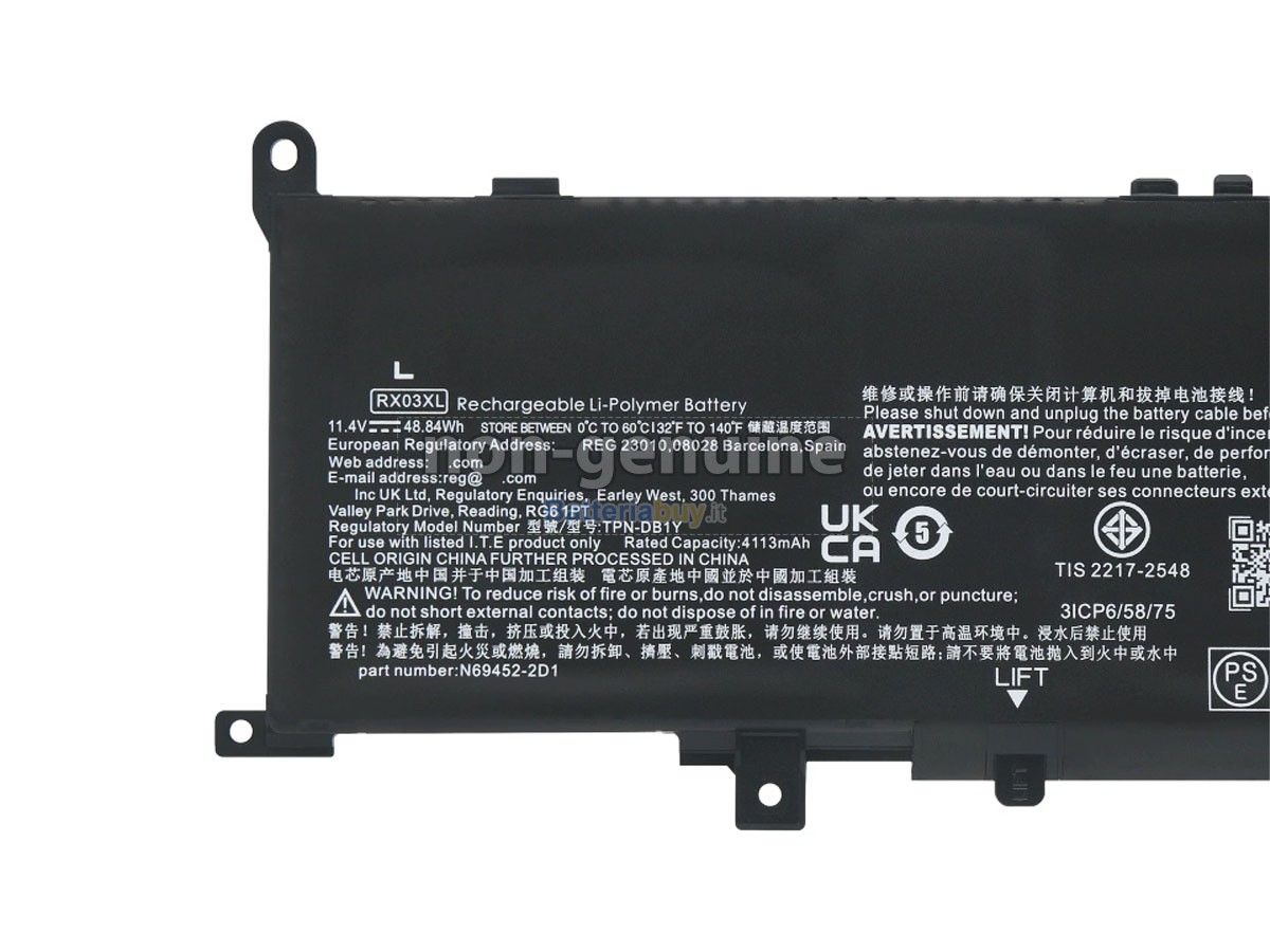 Batteria per HP EliteBook 640 G11 901D9AV