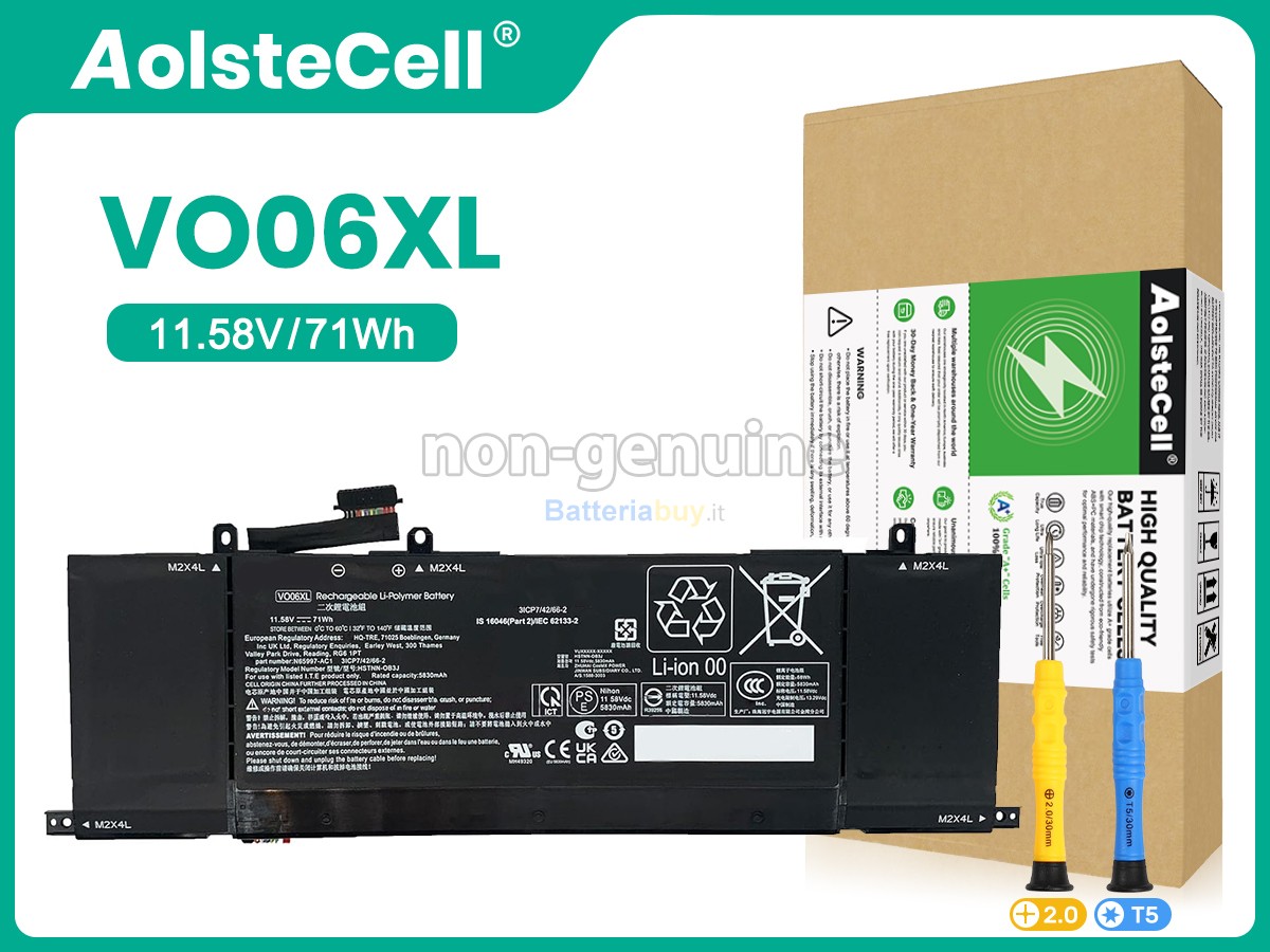 Batteria per HP Omen TRANSCEND 14-FB0002CI