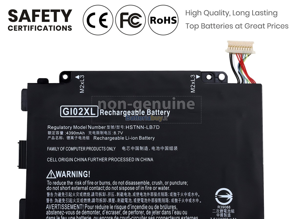 Batteria per HP Pavilion X2 12-B000NA