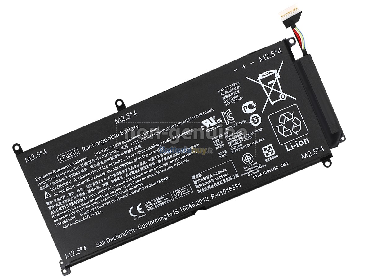 Batteria per HP Envy 15-AE107NL