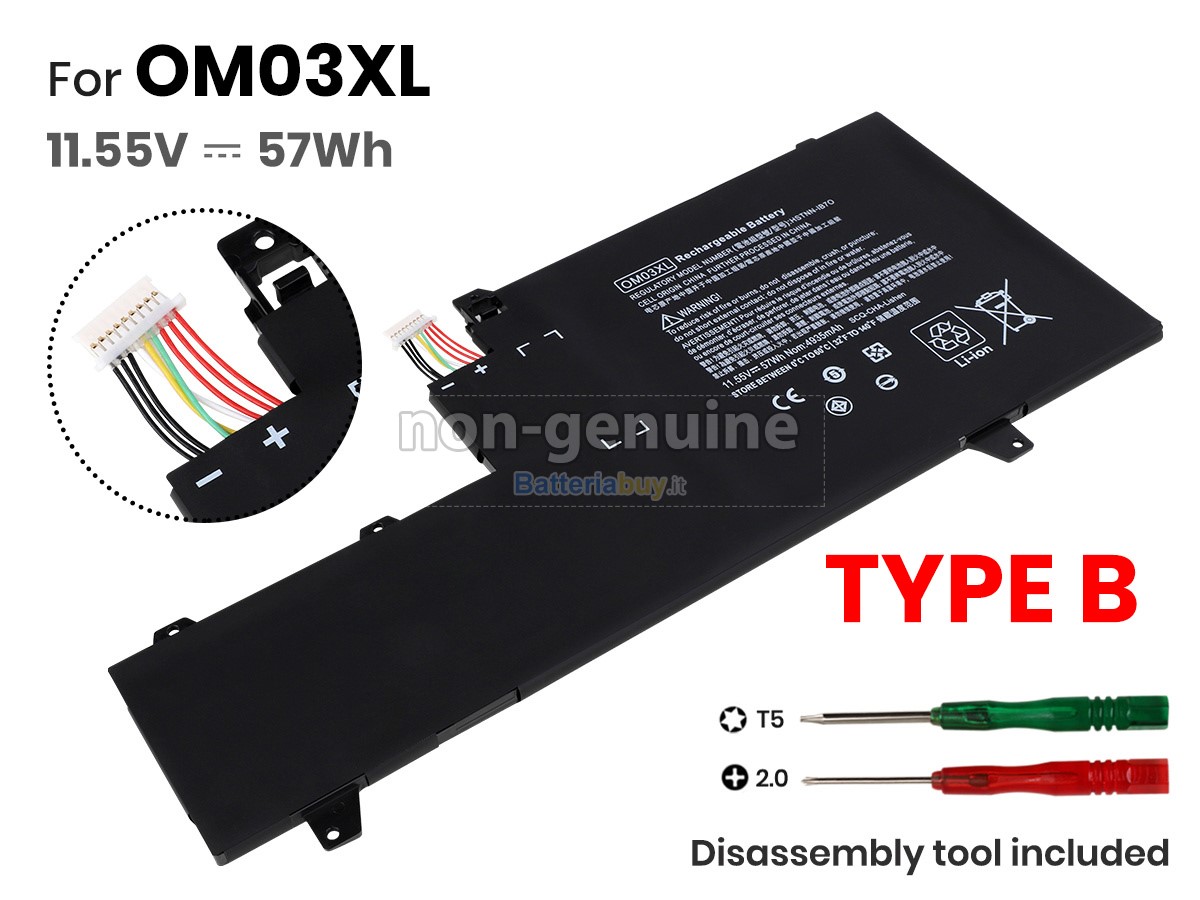 Batteria per HP HSTNN-104C
