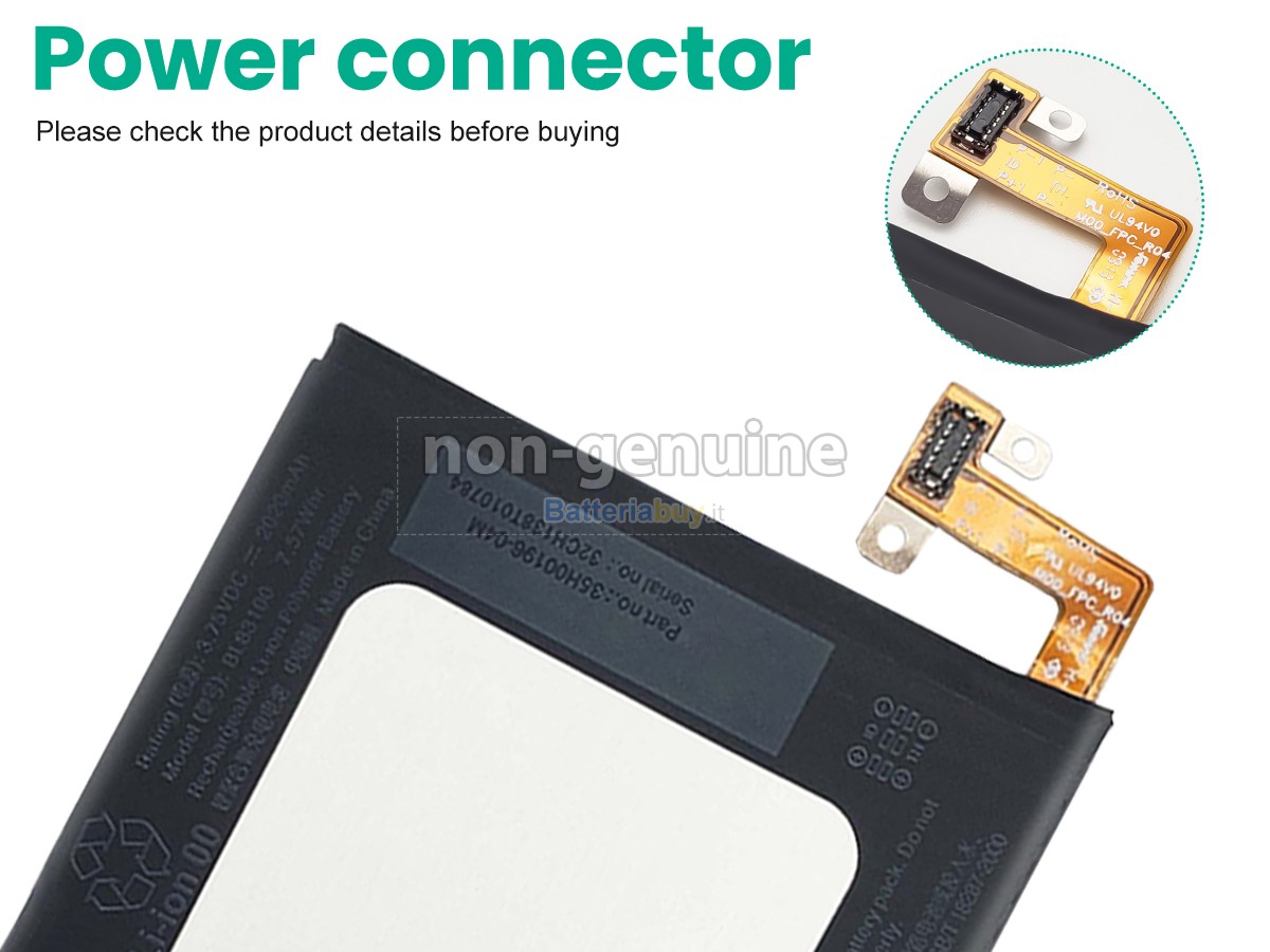 Batteria per HTC 9060