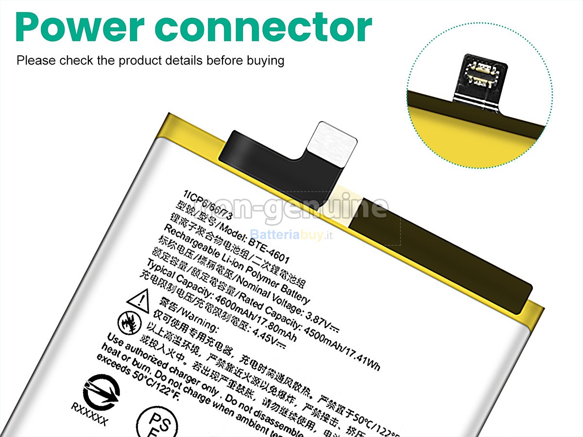 Batteria per HTC BTE-4601