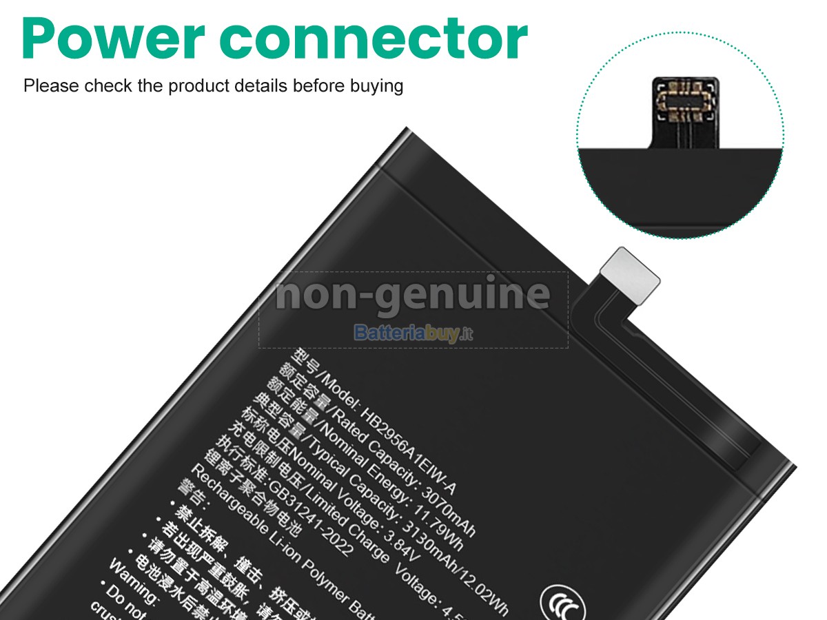 Batteria per Huawei HONOR MAGIE V3