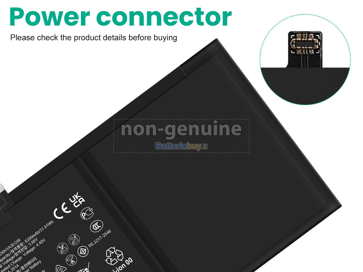Batteria per Huawei MATEPAD PRO 11 2022 GOT-AL19