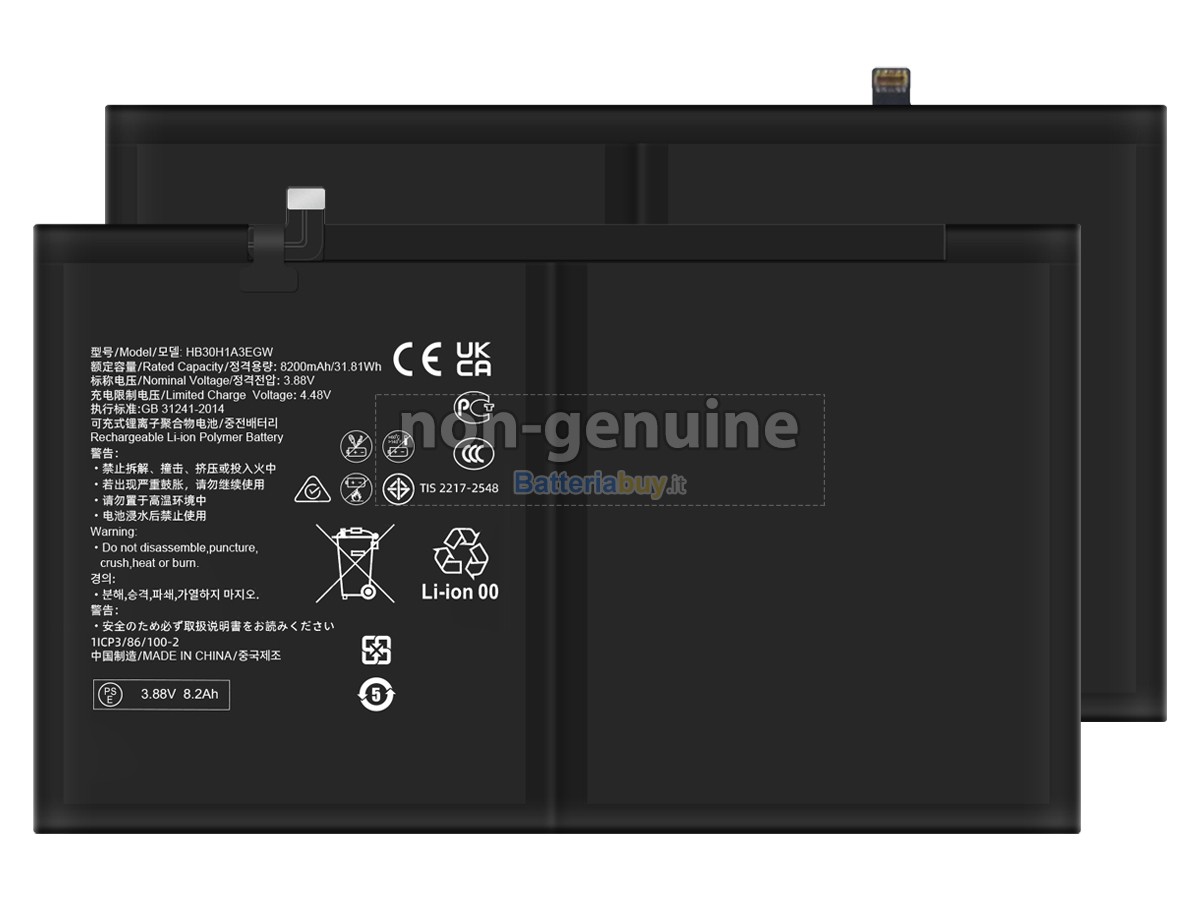 Batteria per Huawei MATEPAD PRO 11 2022 GOT-AL19