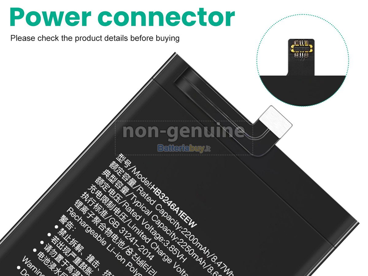 Batteria per Huawei HB3246A1EEW
