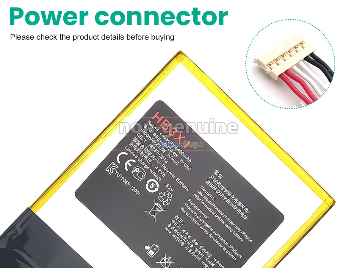 Batteria per Huawei HB3484V3EAW