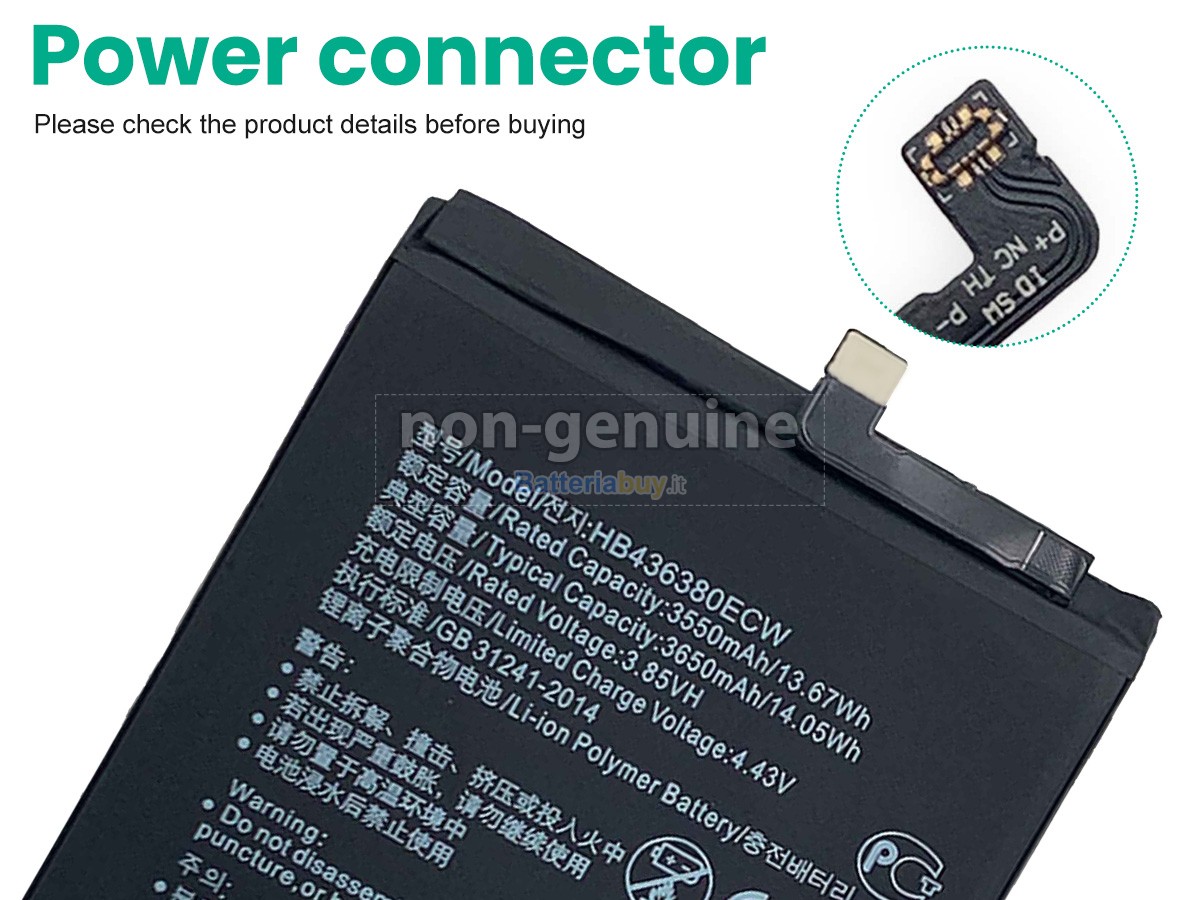 Batteria per Huawei HB436380ECW