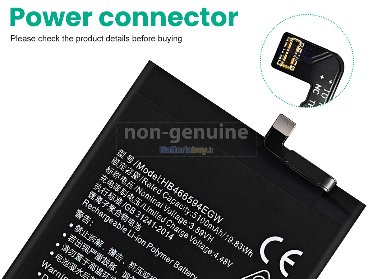 Batteria per Huawei HB466594EGW