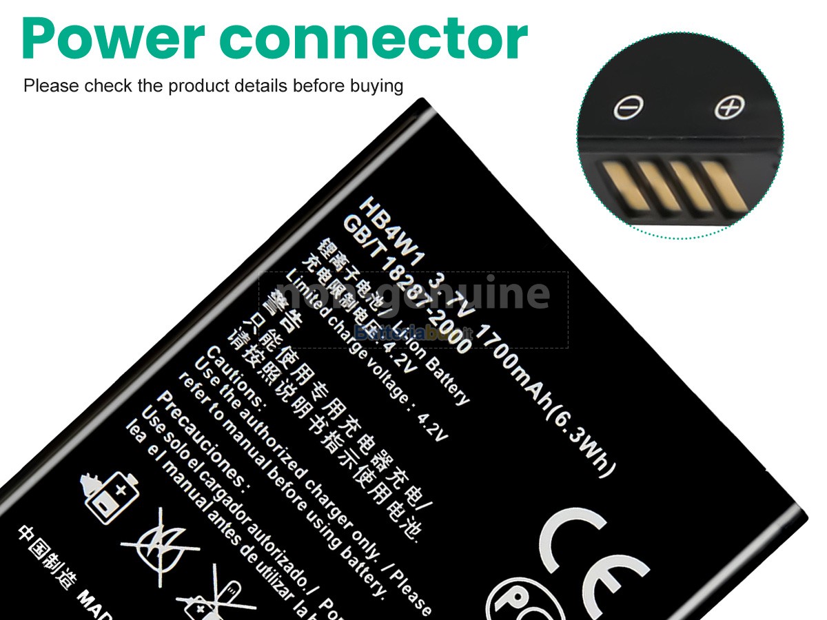 Batteria per Huawei ASCEND G510-0200