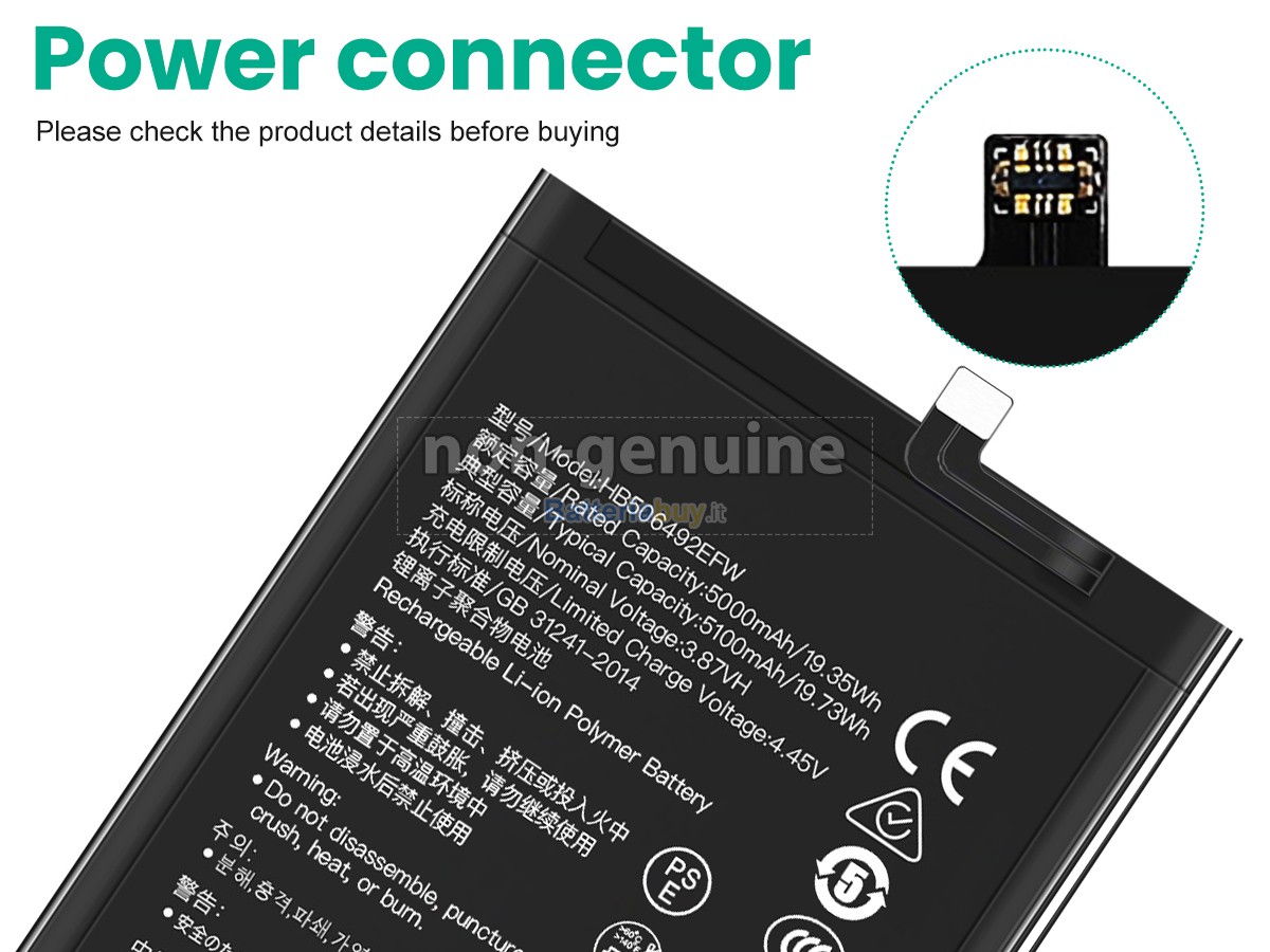 Batteria per Huawei MAGIC 5 LITE RMO-NX1