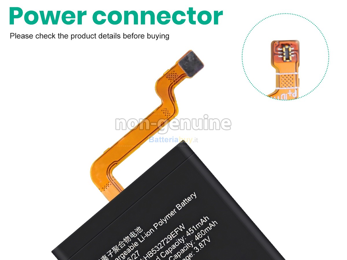 Batteria per Huawei GT2 PRO