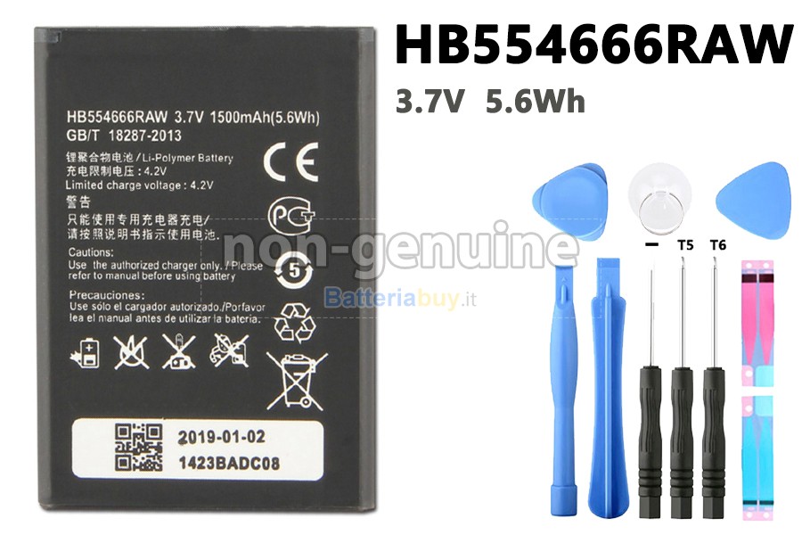 Batteria per Huawei HB554666RAW