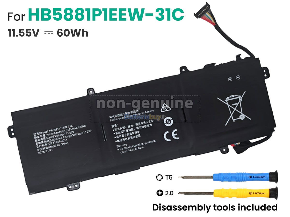 Batteria per Huawei HB5881P1EEW-31C