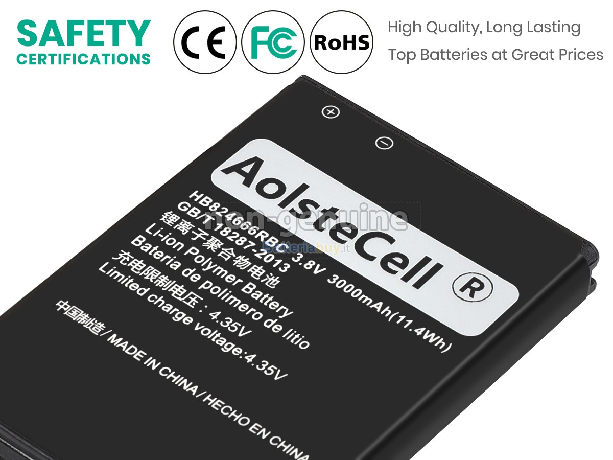 Batteria per Huawei HB824666RBC