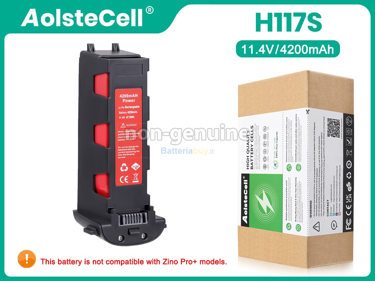Batteria per Hubsan HBS117RX