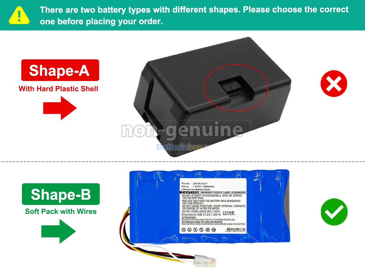 Batteria per Husqvarna AUTOMOWER 430