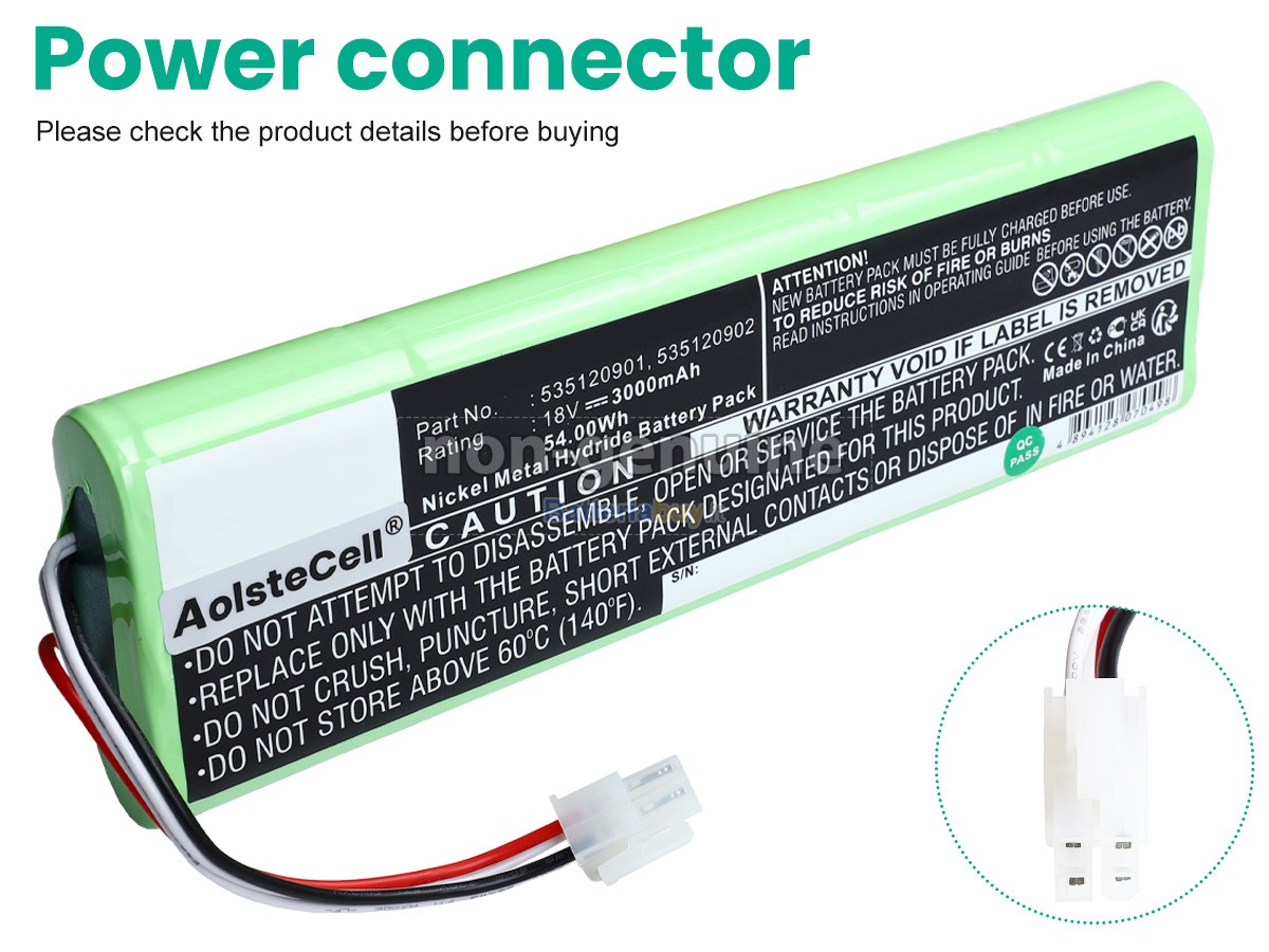 Batteria per Husqvarna 535120902