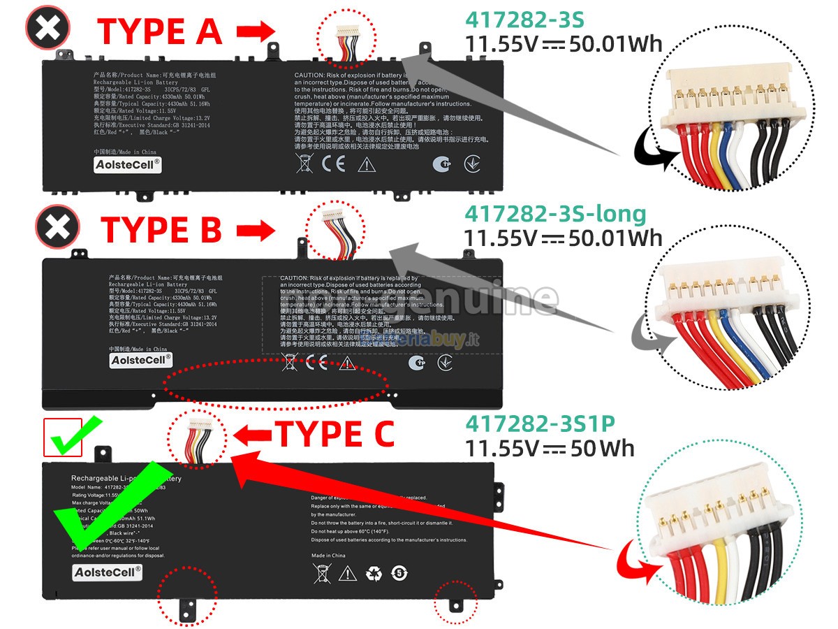 Batteria per Infinix 417282-3S