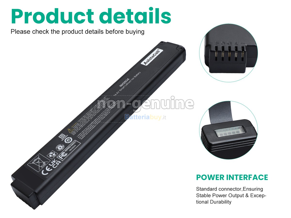 Batteria per Inspired Energy NH2034HD34