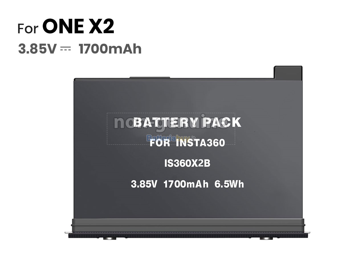 Batteria per Insta360 CINOSBT/B(1ICP8/32/52)