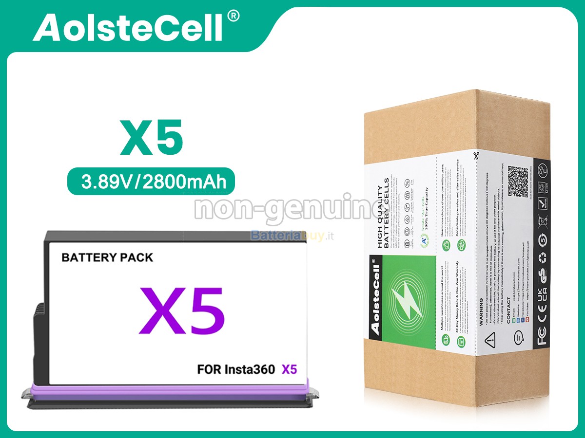 Batteria per Insta360 X5