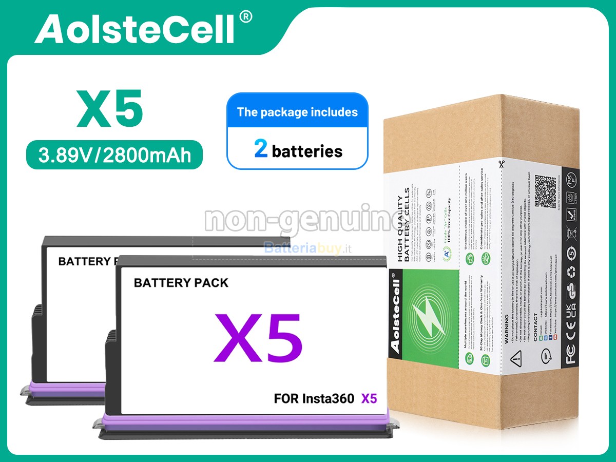 Batteria per Insta360 X5