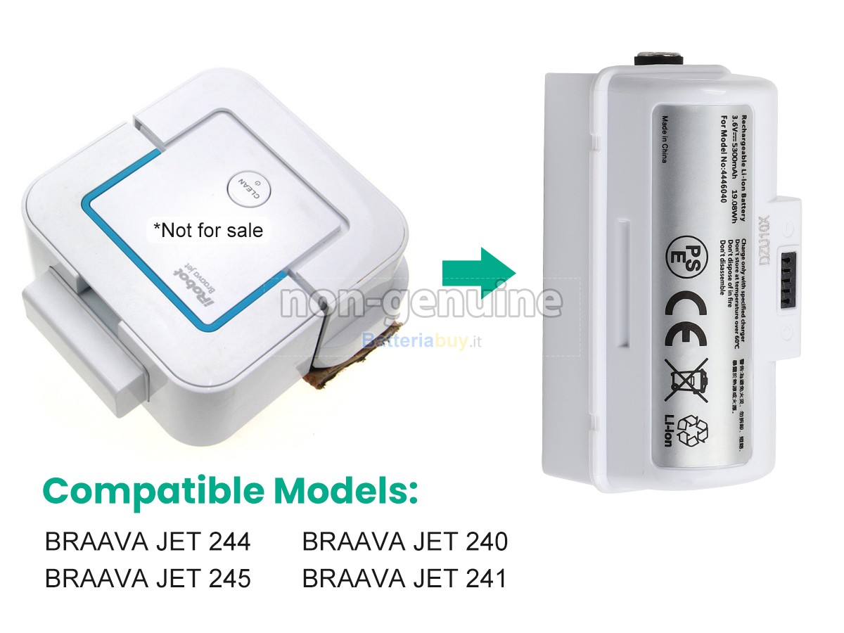 Batteria per iRobot 4446040